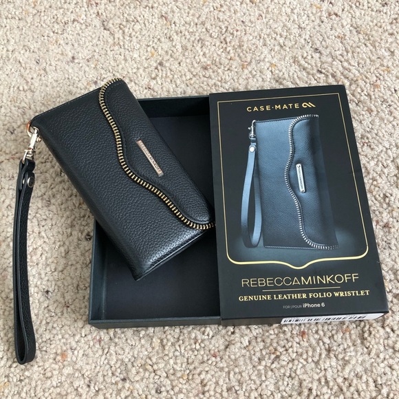 Rebecca Minkoff Accessories - REBECCA MINKOFF Leather phone case